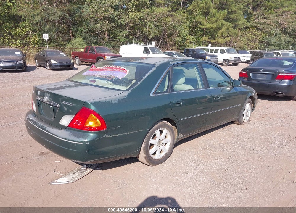 2000 TOYOTA AVALON XLS VIN: 4T1BF28B6YU055075