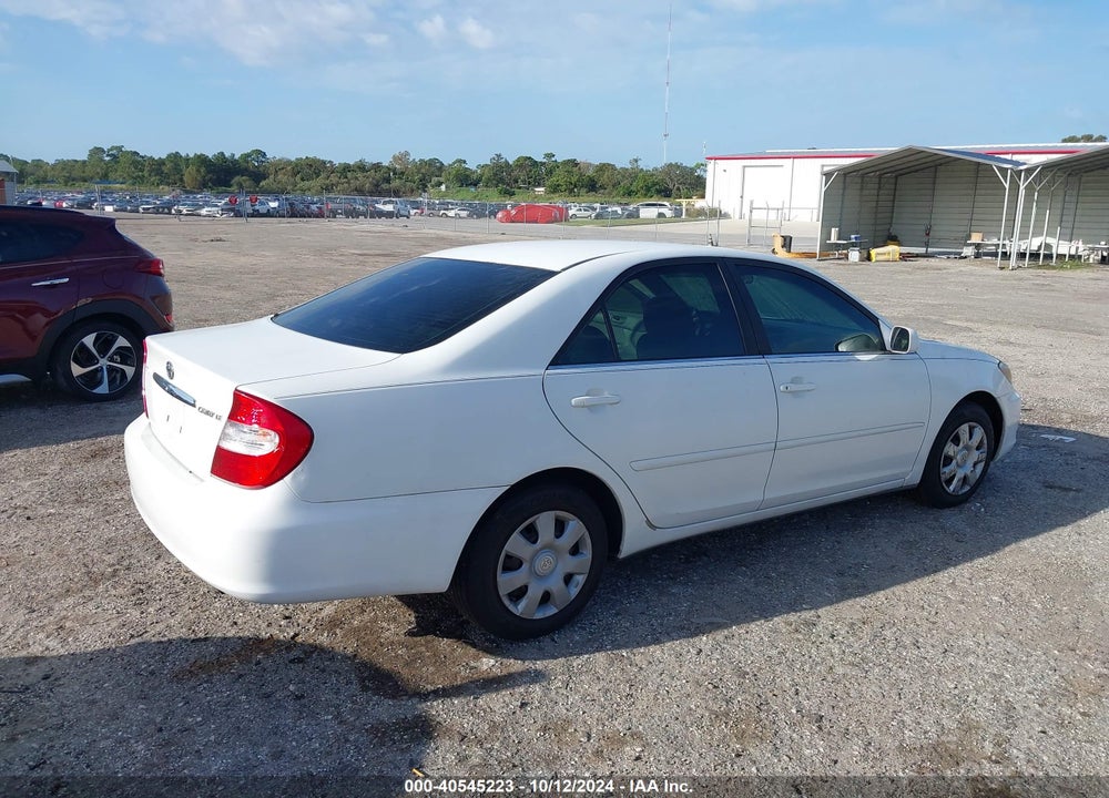 2004 TOYOTA CAMRY LE VIN: 4T1BE32K84U346494
