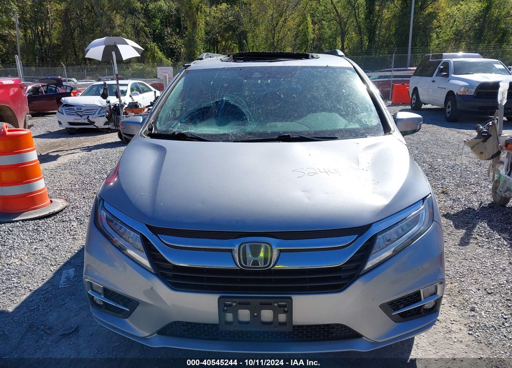 2018 HONDA ODYSSEY ELITE VIN: 5FNRL6H93JB051130