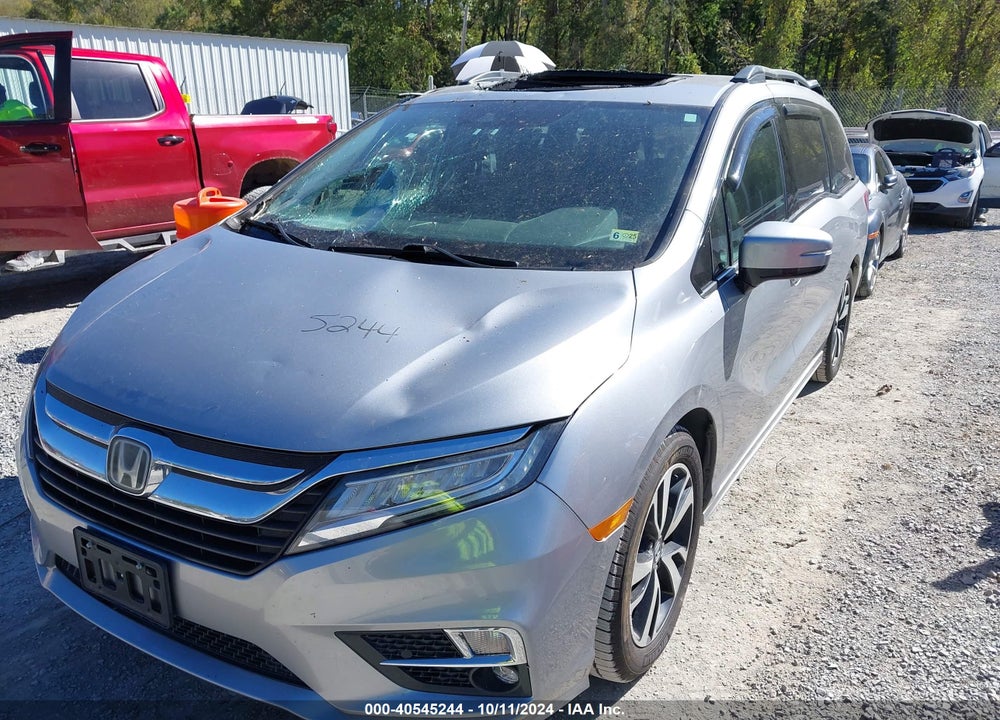 2018 HONDA ODYSSEY ELITE VIN: 5FNRL6H93JB051130