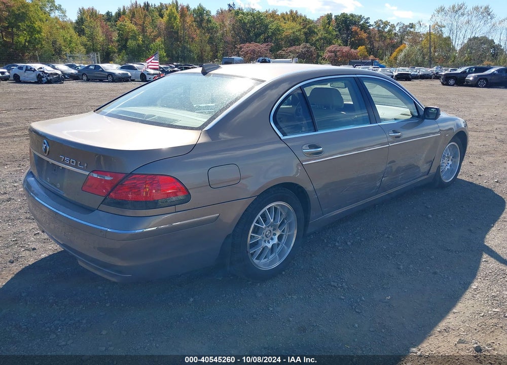 2006 BMW 750LI VIN: WBAHN83566DT64691