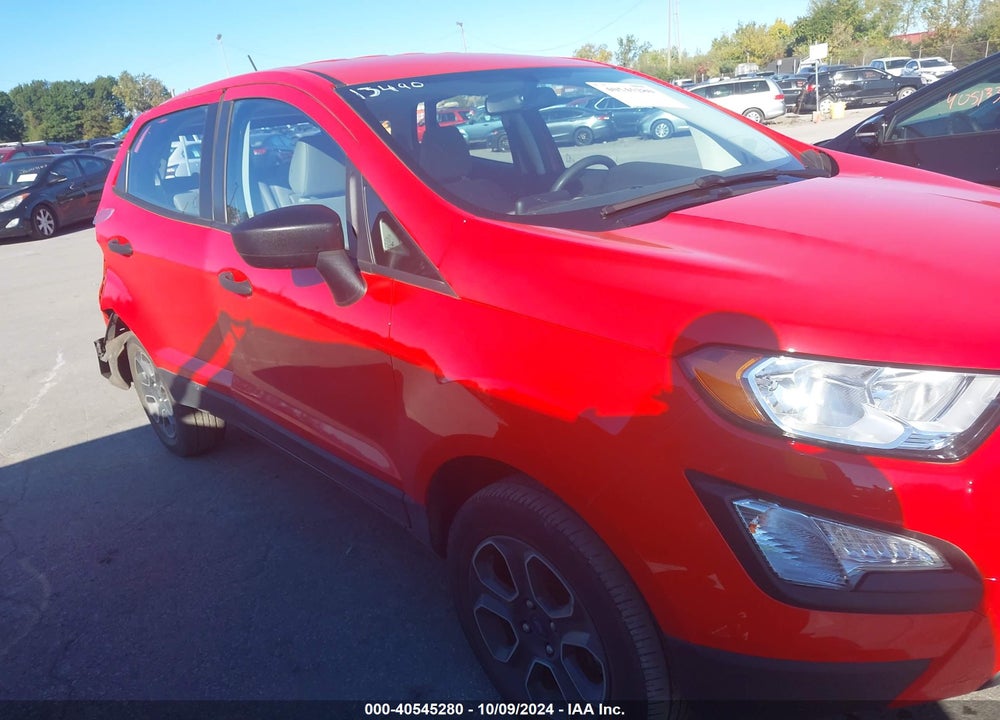 2020 FORD ECOSPORT S VIN: MAJ6S3FL0LC395149