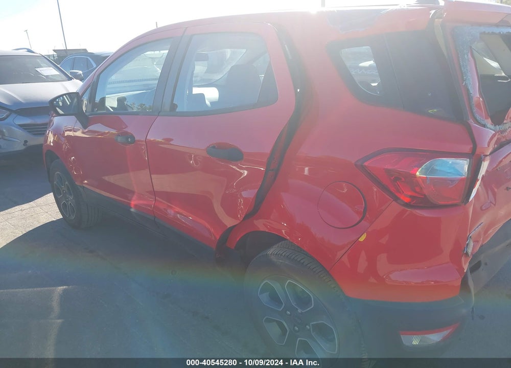 2020 FORD ECOSPORT S VIN: MAJ6S3FL0LC395149