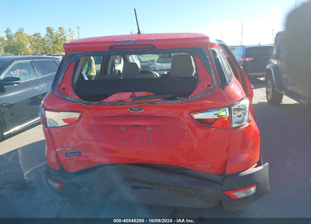 2020 FORD ECOSPORT S VIN: MAJ6S3FL0LC395149