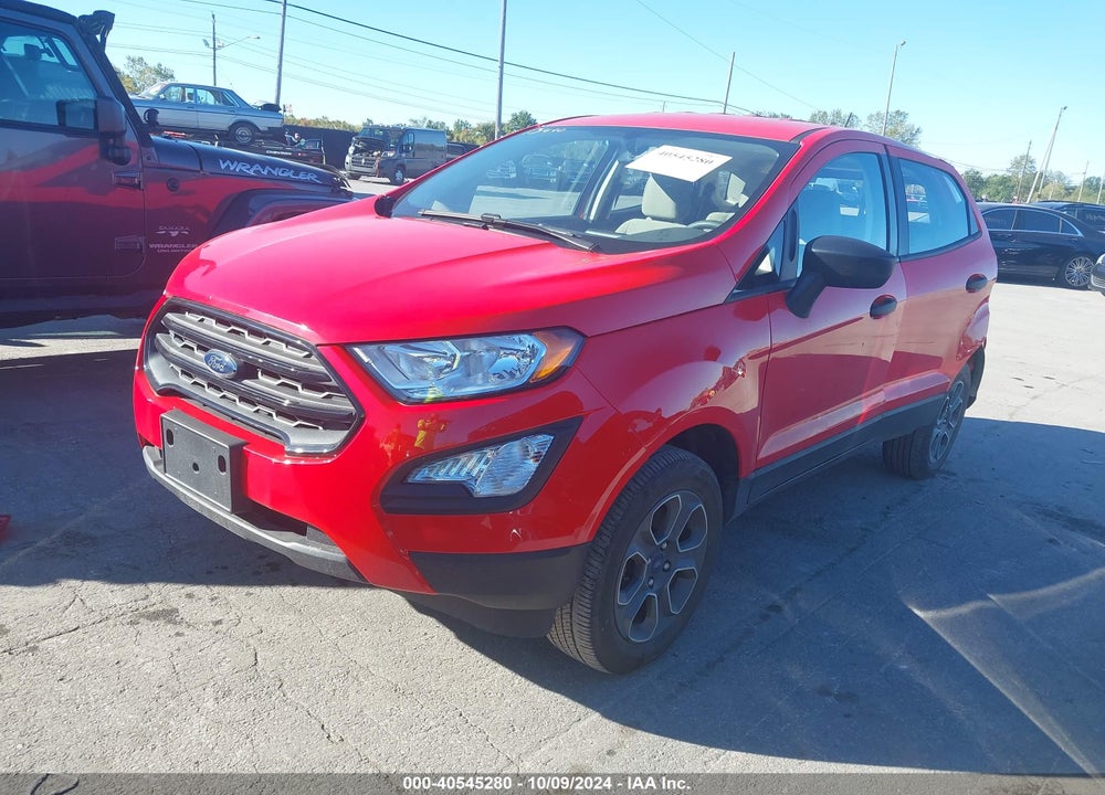 2020 FORD ECOSPORT S VIN: MAJ6S3FL0LC395149
