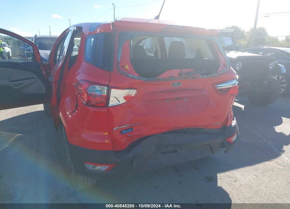 2020 FORD ECOSPORT S VIN: MAJ6S3FL0LC395149