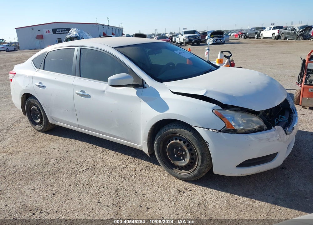 2015 NISSAN SENTRA S VIN: 3N1AB7AP7FY224662