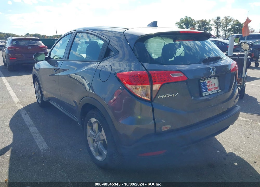 2018 HONDA HR-V LX VIN: 3CZRU6H39JG719624