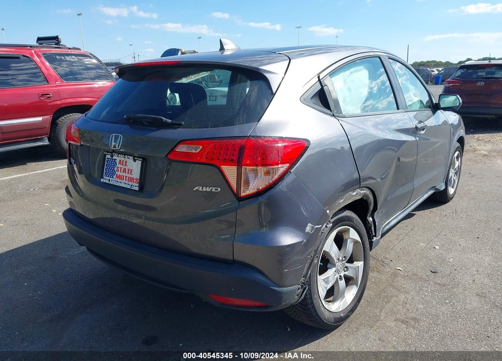 2018 HONDA HR-V LX VIN: 3CZRU6H39JG719624