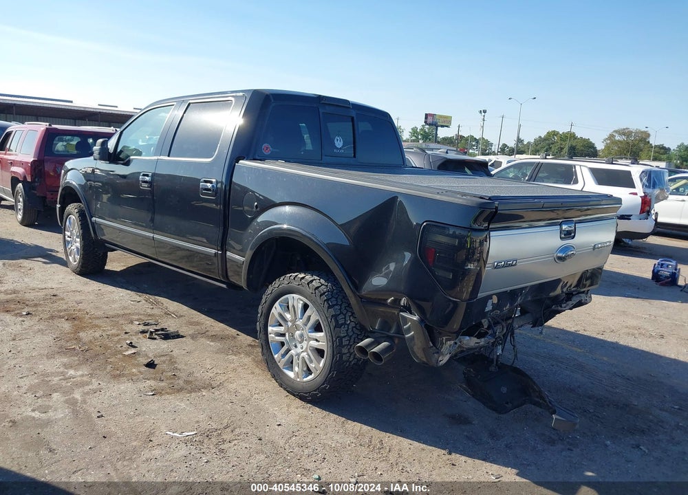 2013 FORD F-150 PLATINUM VIN: 1FTFW1EF0DFB64198