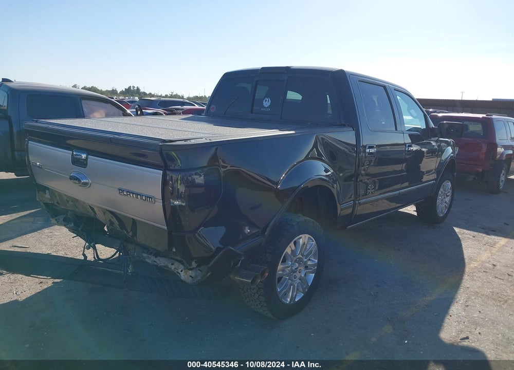 2013 FORD F-150 PLATINUM VIN: 1FTFW1EF0DFB64198