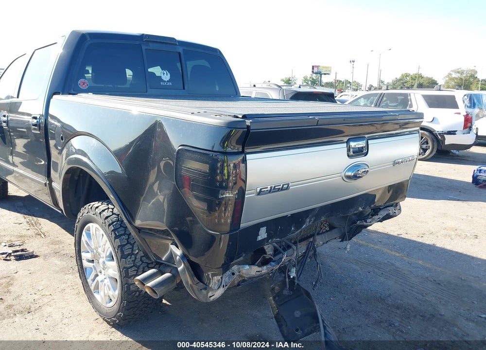 2013 FORD F-150 PLATINUM VIN: 1FTFW1EF0DFB64198