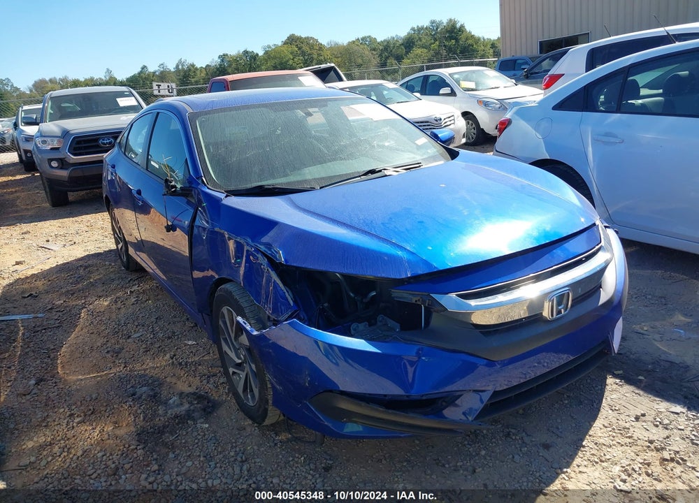 2018 HONDA CIVIC EX VIN: 2HGFC2F74JH607499