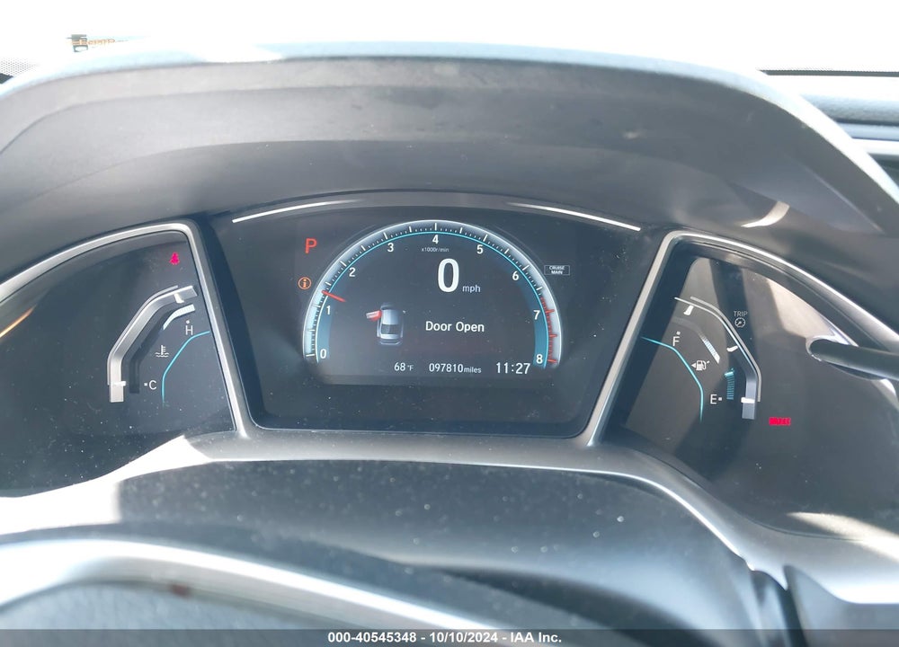 2018 HONDA CIVIC EX VIN: 2HGFC2F74JH607499