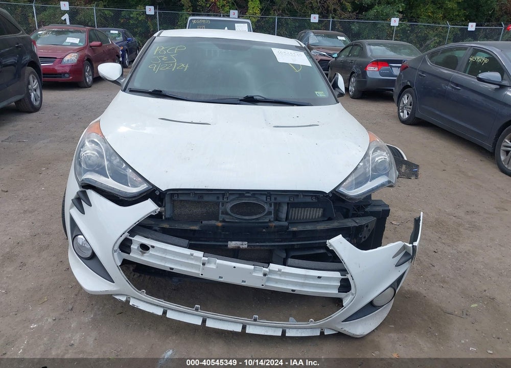 2015 HYUNDAI VELOSTER TURBO VIN: KMHTC6AE8FU229234