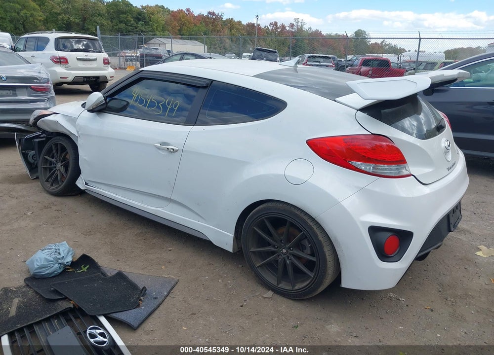 2015 HYUNDAI VELOSTER TURBO VIN: KMHTC6AE8FU229234