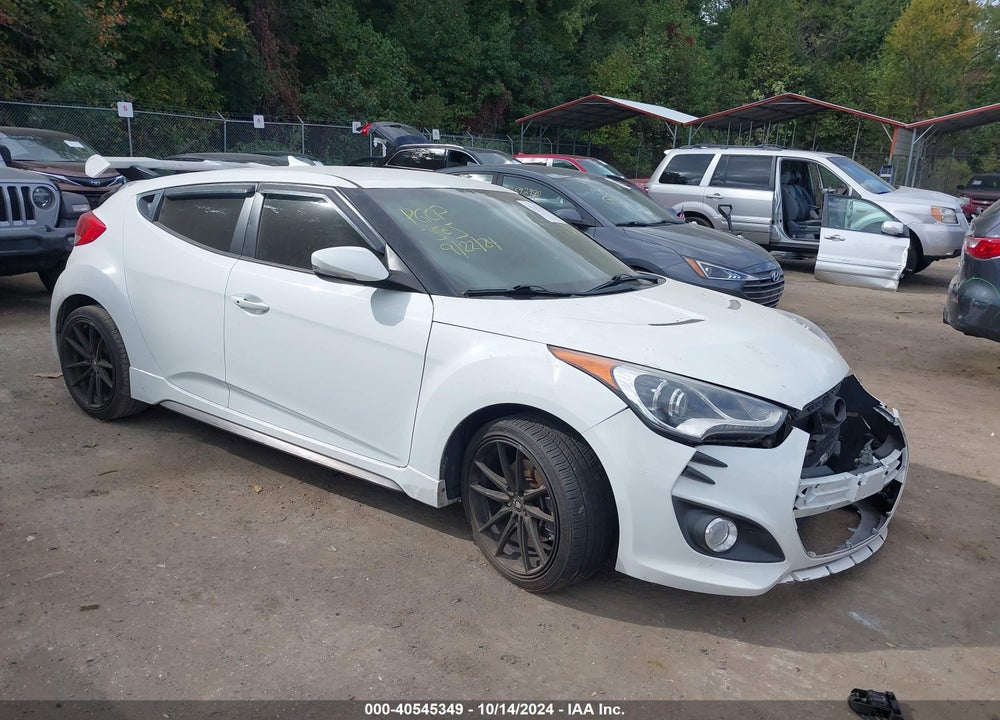 2015 HYUNDAI VELOSTER TURBO VIN: KMHTC6AE8FU229234