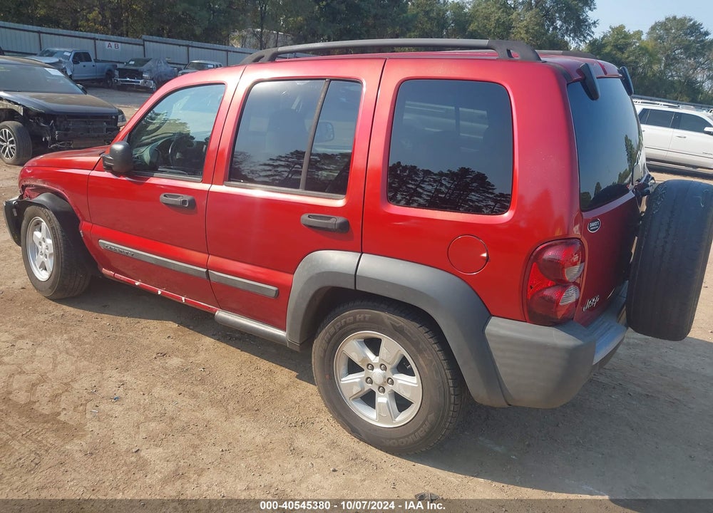 2006 JEEP LIBERTY SPORT VIN: 1J4GK48K96W253372