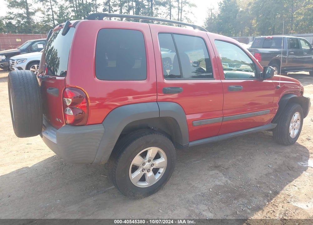 2006 JEEP LIBERTY SPORT VIN: 1J4GK48K96W253372
