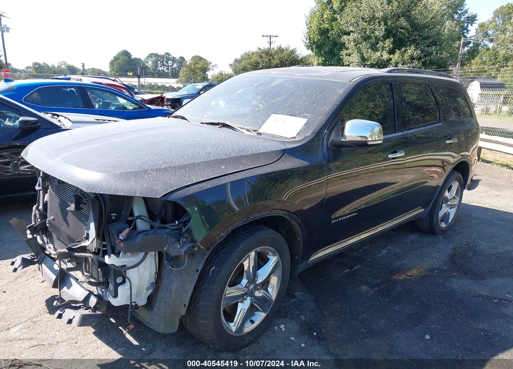 2012 DODGE DURANGO CITADEL VIN: 1C4SDHETXCC361303