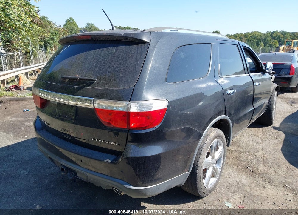 2012 DODGE DURANGO CITADEL VIN: 1C4SDHETXCC361303