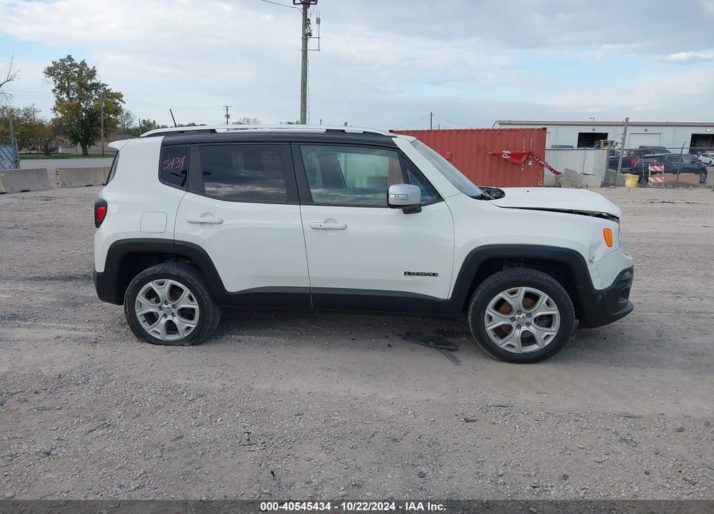2018 JEEP RENEGADE LIMITED 4X4 VIN: ZACCJBDB1JPJ00456