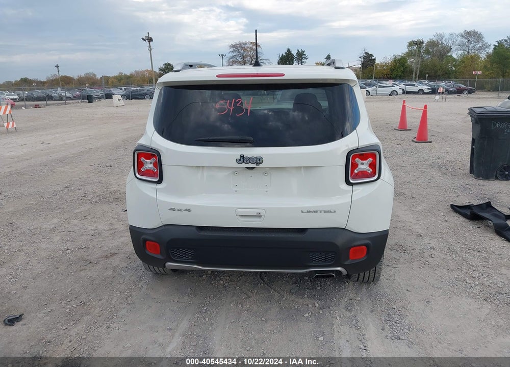 2018 JEEP RENEGADE LIMITED 4X4 VIN: ZACCJBDB1JPJ00456