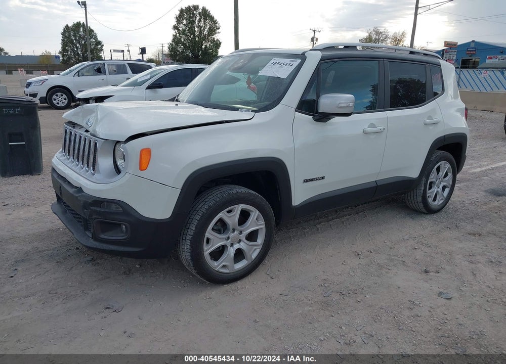2018 JEEP RENEGADE LIMITED 4X4 VIN: ZACCJBDB1JPJ00456