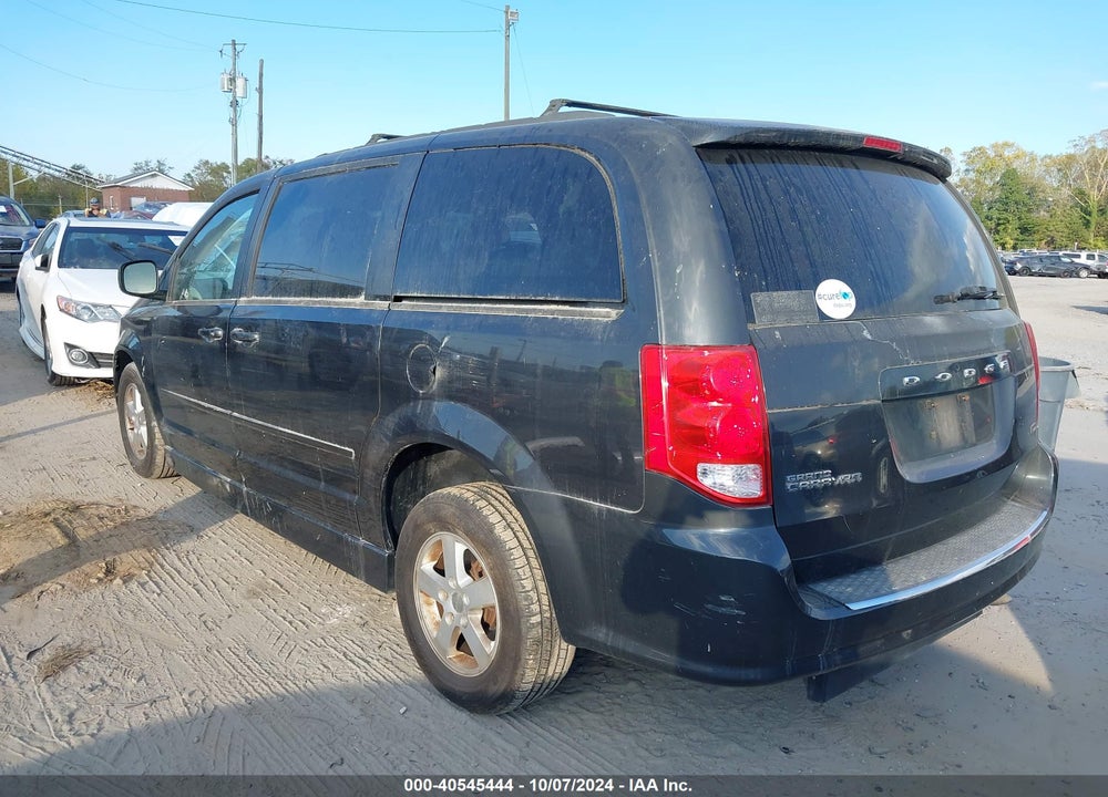 2012 DODGE GRAND CARAVAN SXT VIN: 2C4RDGCG0CR358027