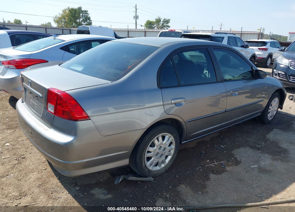 2004 HONDA CIVIC LX VIN: 1HGES15544L021885