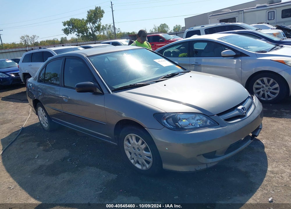 2004 HONDA CIVIC LX VIN: 1HGES15544L021885