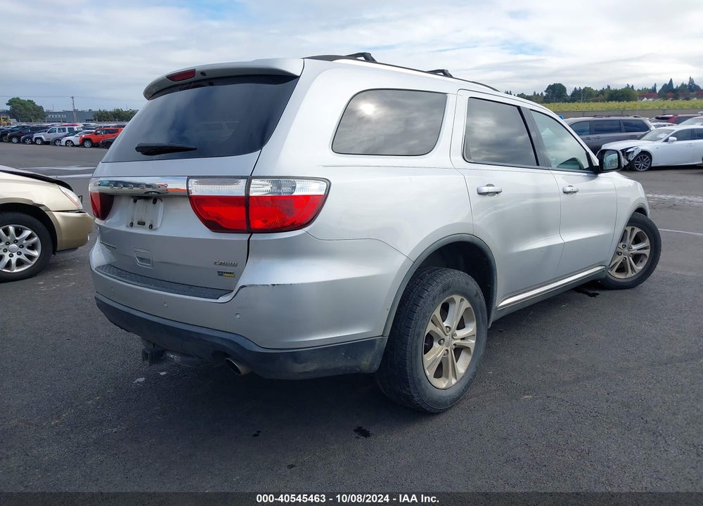 2011 DODGE DURANGO CREW VIN: 1D4RD4GG0BC666947