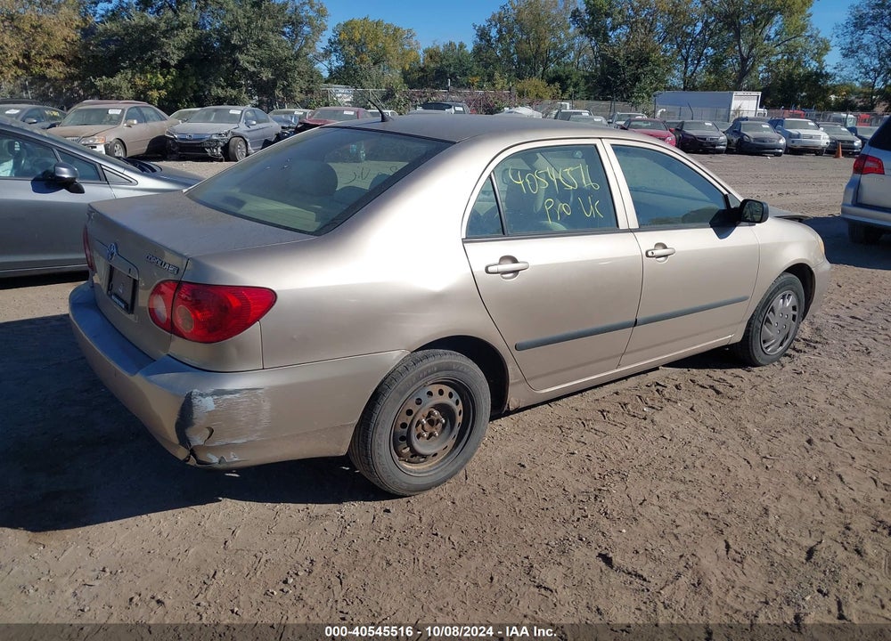2008 TOYOTA COROLLA CE VIN: 1NXBR32E28Z950482