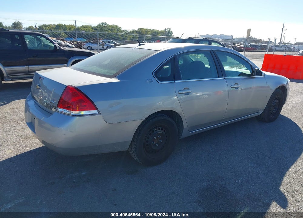 2008 CHEVROLET IMPALA LS VIN: 2G1WB58K789193605