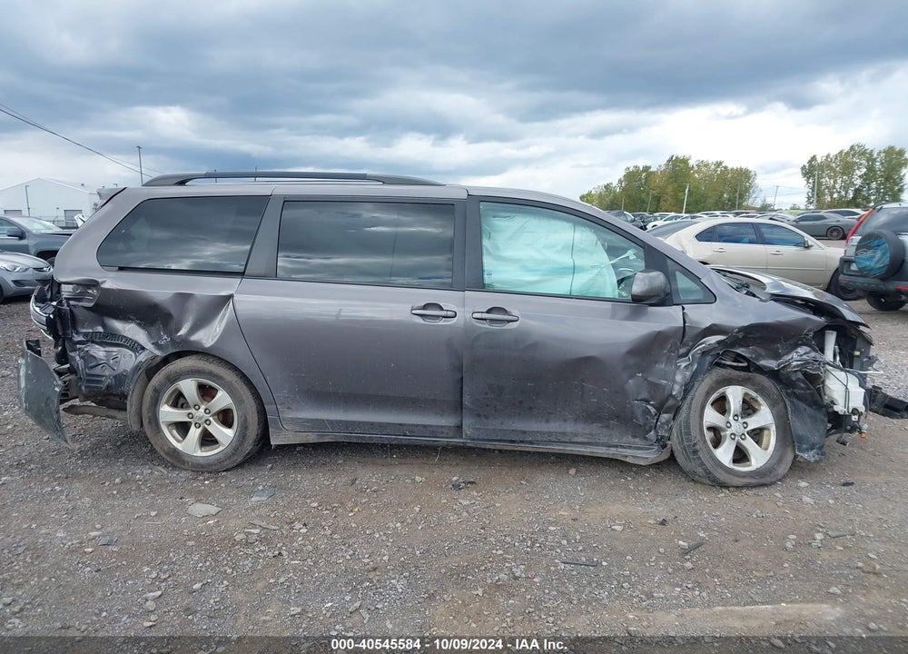 2016 TOYOTA SIENNA LE 8 PASSENGER VIN: 5TDKK3DC9GS734930