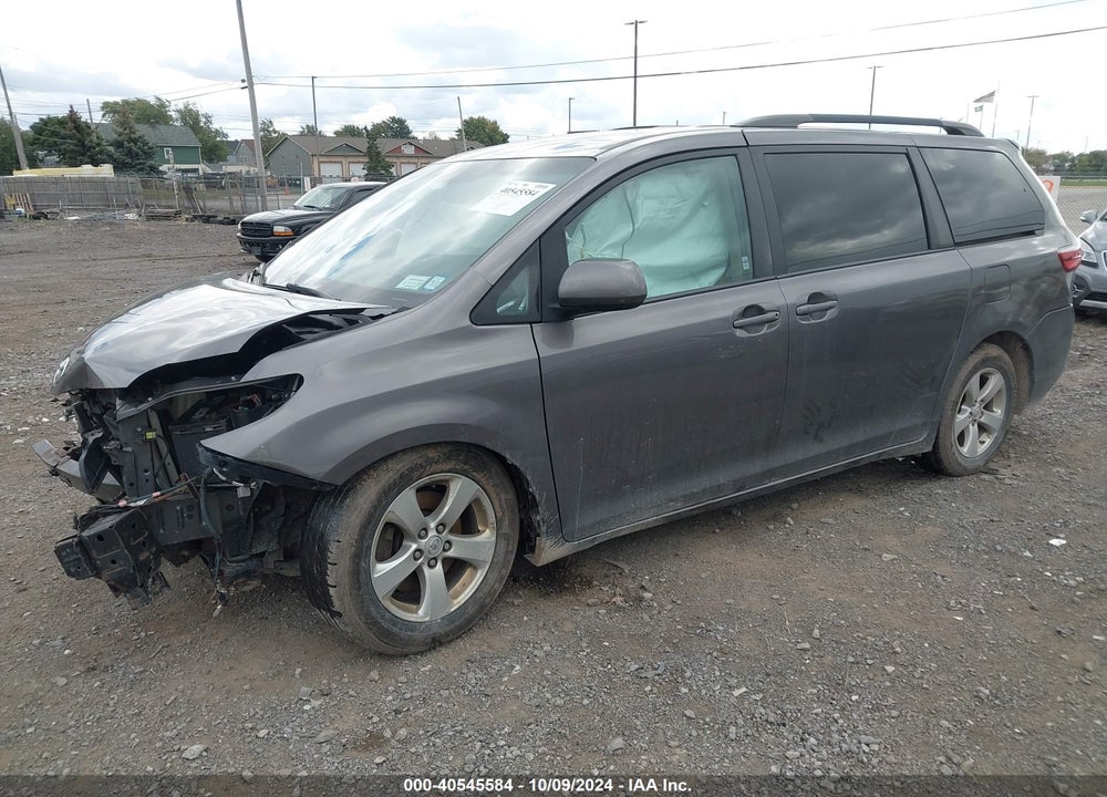 2016 TOYOTA SIENNA LE 8 PASSENGER VIN: 5TDKK3DC9GS734930