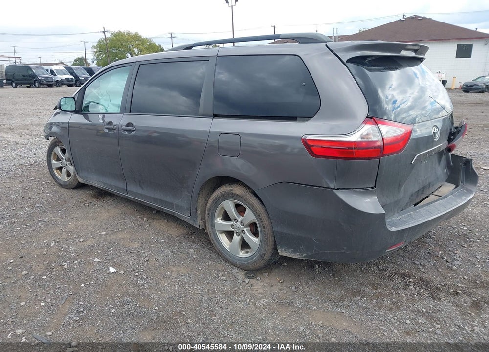 2016 TOYOTA SIENNA LE 8 PASSENGER VIN: 5TDKK3DC9GS734930