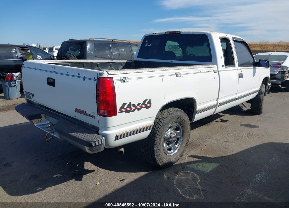 1996 GMC SIERRA K1500 VIN: 2GTEK19R3T1562667