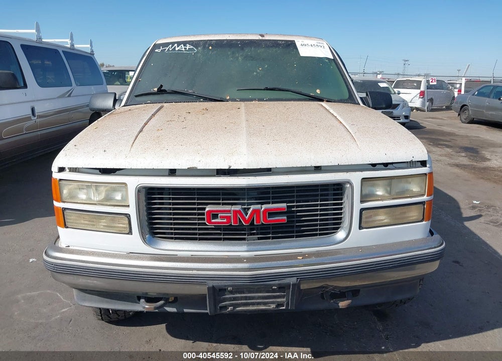 1996 GMC SIERRA K1500 VIN: 2GTEK19R3T1562667
