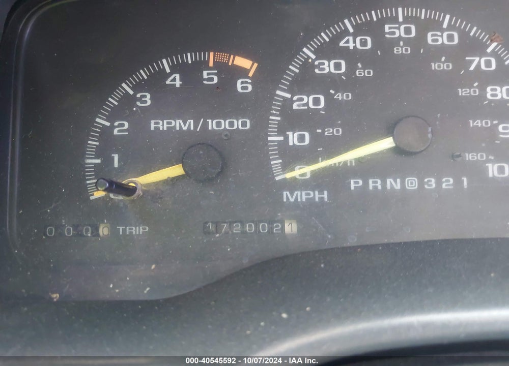 1996 GMC SIERRA K1500 VIN: 2GTEK19R3T1562667