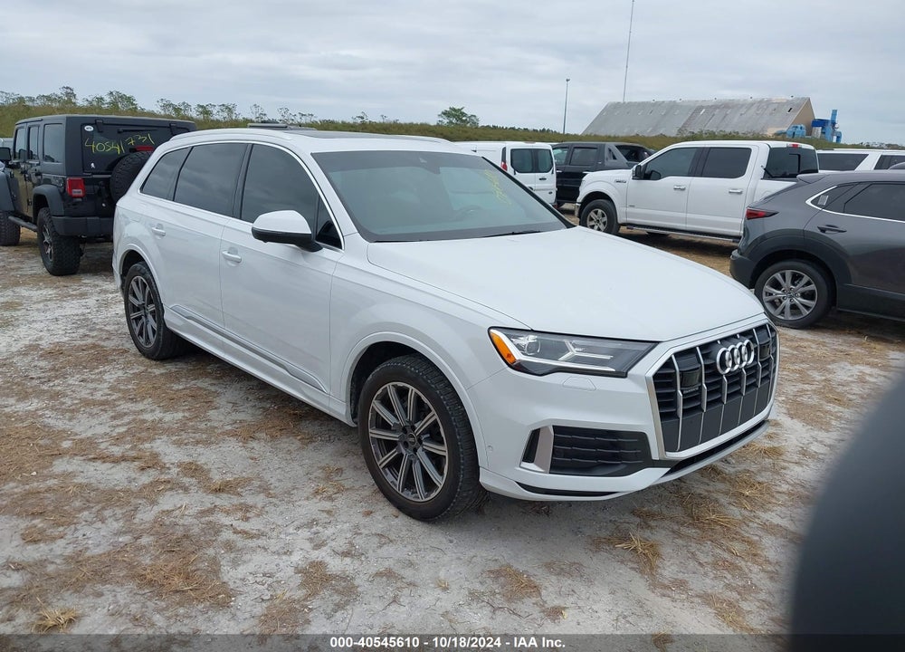 2022 AUDI Q7 PREMIUM PLUS 45 TFSI QUATTRO TIPTRONIC VIN: WA1LJBF78ND007198