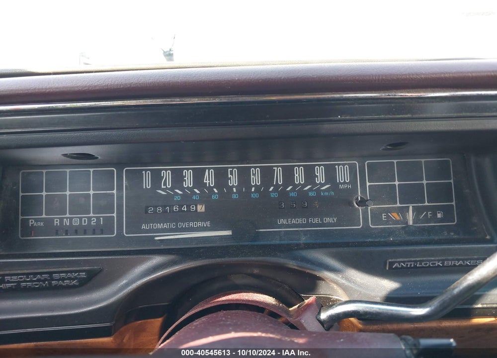 1993 BUICK LESABRE CUSTOM/90TH ANNIVERSARY VIN: 1G4HP53L0PH494319