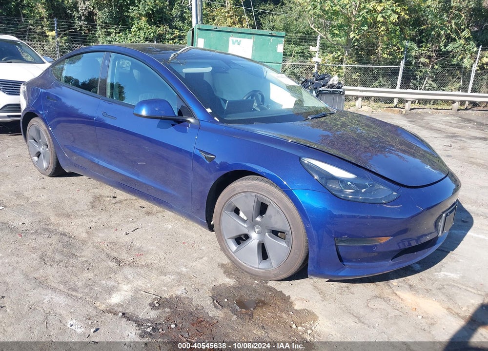 2022 TESLA MODEL 3 REAR-WHEEL DRIVE VIN: 5YJ3E1EA4NF368860