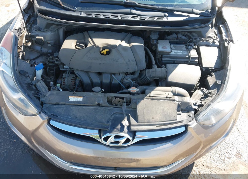 2012 HYUNDAI ELANTRA GLS VIN: 5NPDH4AE1CH147494