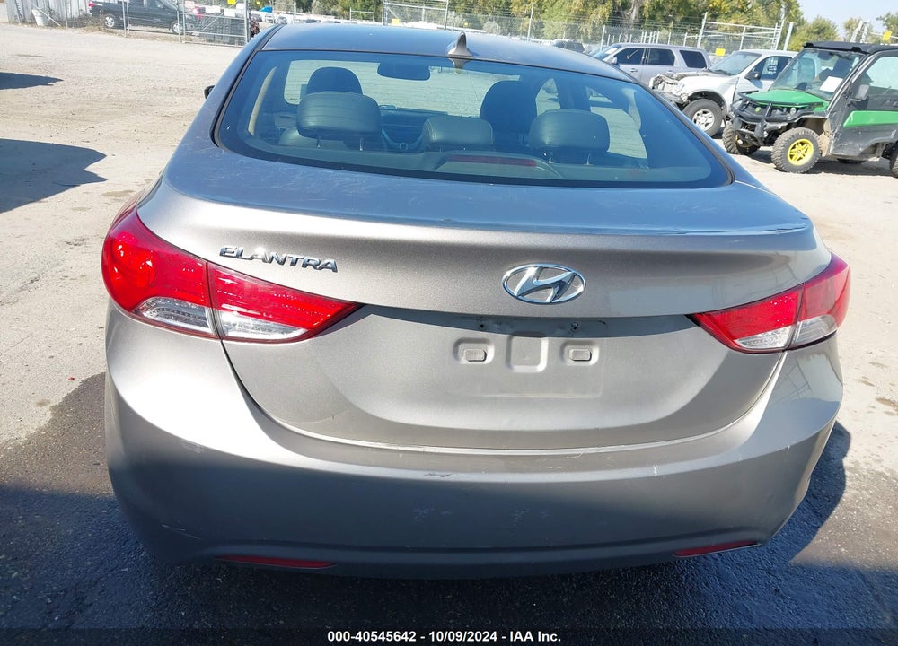 2012 HYUNDAI ELANTRA GLS VIN: 5NPDH4AE1CH147494