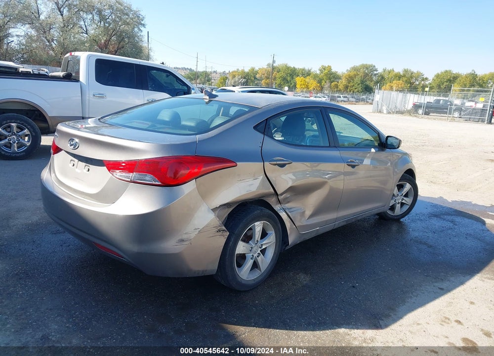 2012 HYUNDAI ELANTRA GLS VIN: 5NPDH4AE1CH147494