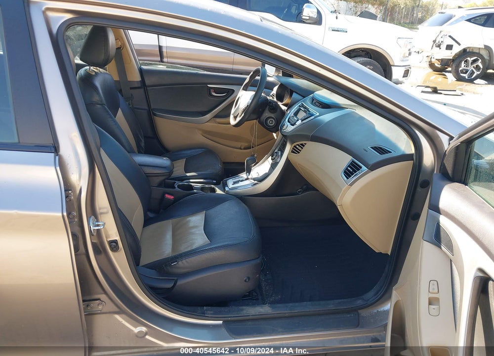 2012 HYUNDAI ELANTRA GLS VIN: 5NPDH4AE1CH147494