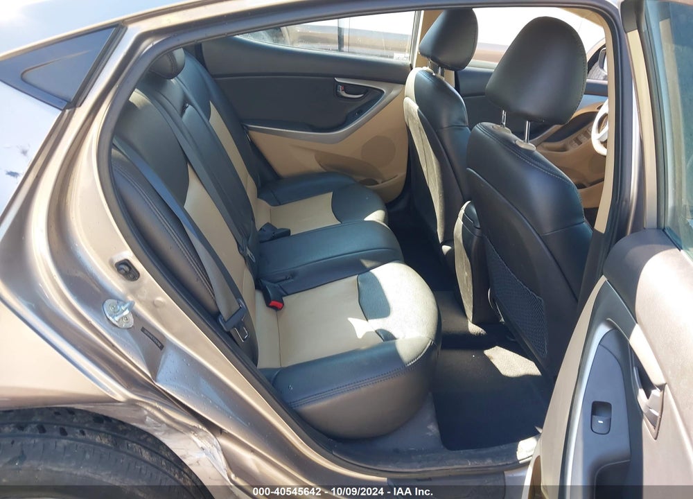 2012 HYUNDAI ELANTRA GLS VIN: 5NPDH4AE1CH147494