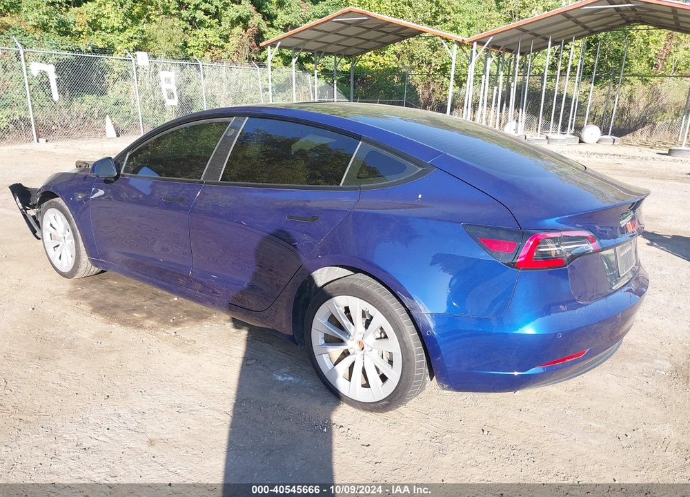 2022 TESLA MODEL 3 LONG RANGE DUAL MOTOR ALL-WHEEL DRIVE VIN: 5YJ3E1EB7NF289420