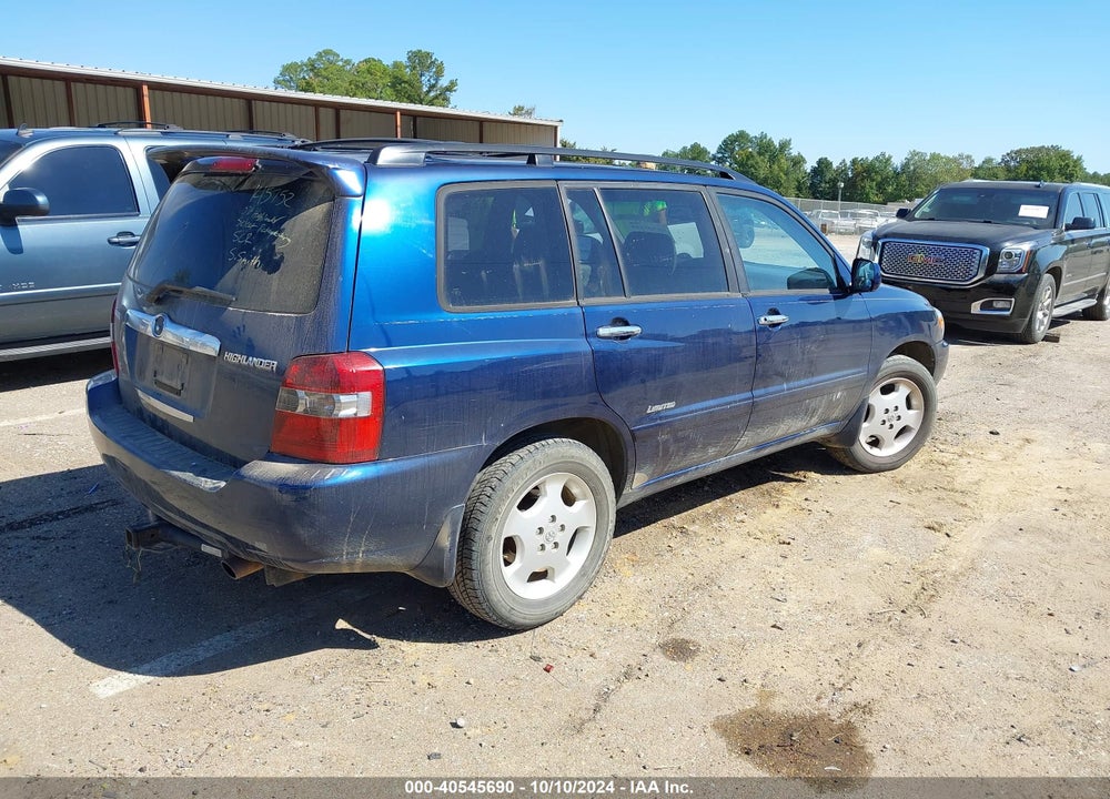 2007 TOYOTA HIGHLANDER LIMITED V6 VIN: JTEDP21A570145752